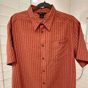 Marmot Short Sleeve Button Down Shirt (Large)